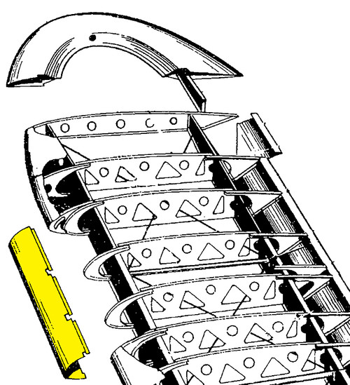 108-1111040-7   STINSON LEADING EDGE SKIN - RIGHT