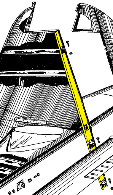 108-2311000-10   STINSON VERTICAL STABILIZER SPAR