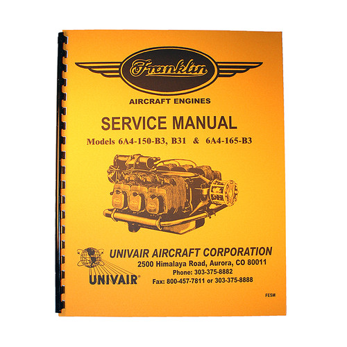 Engine Parts - Engine Manuals - Univair Aircraft Corporation