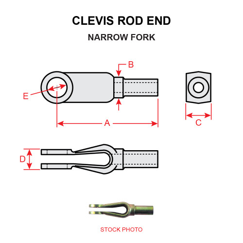 MS27976-4 CLEVIS ROD END - Univair Aircraft Corporation