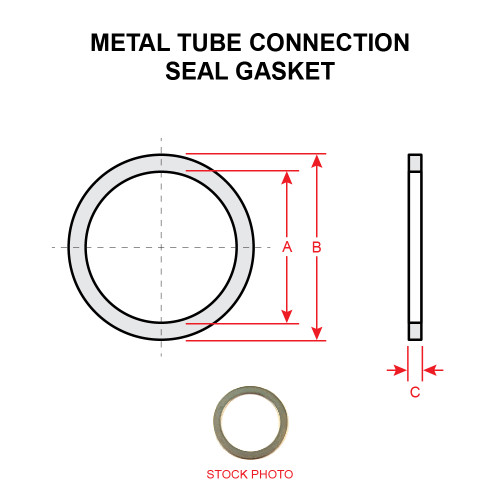 AN901-10A   METAL TUBE CONNECTION SEAL GASKET AN901-10A   METAL TUBE CONNECTION SEAL GASKET