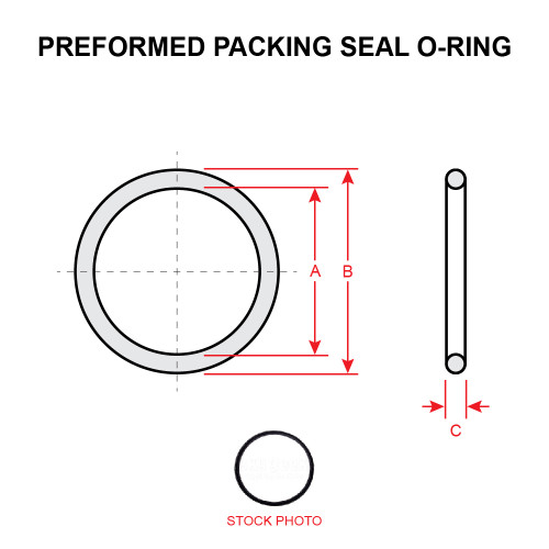 AS3578-038 PREFORMED PACKING SEAL O-RING - Univair Aircraft 