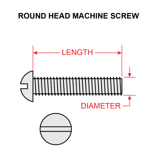 AN515-8-24   ROUND HEAD SCREW