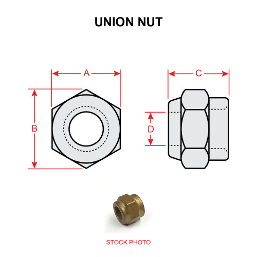 AN805C6   UNION NUT
