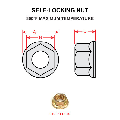 MS21042-4 SELF-LOCKING NUT - Univair Aircraft Corporation