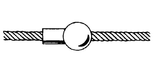 MS20664C4   SINGLE SHANK BALL TERMINAL