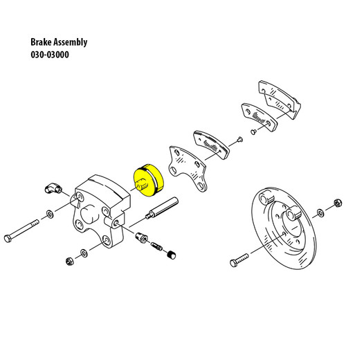 062-01600   CLEVELAND BRAKE PISTON