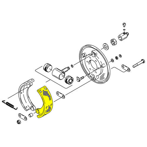 172-00101   CLEVELAND HYDRAULIC SHOE ASSEMBLY - RIGHT