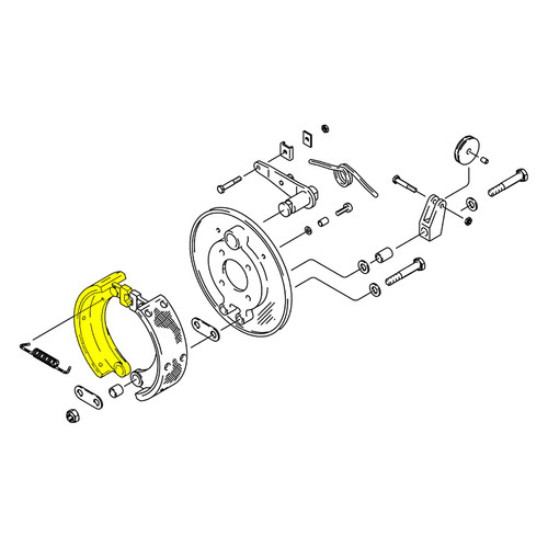 172-00202   CLEVELAND SHOE ASSEMBLY - LEFT