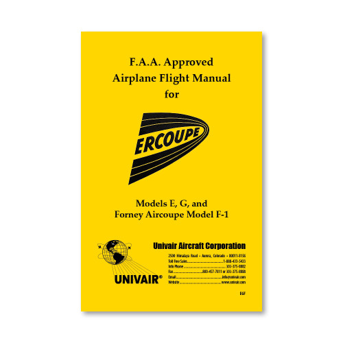 EGF   ERCOUPE 415E/G/F1 FLIGHT MANUAL
