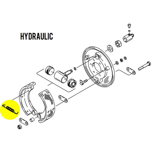 082-00300   CLEVELAND BRAKE RETURN SPRING