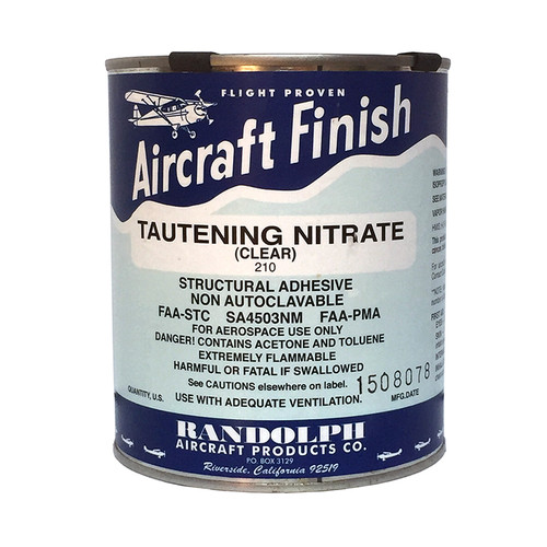 RANDOLPH TAUTENING NITRATE DOPE - CLEAR RANDOLPH TAUTENING NITRATE DOPE - CLEAR
