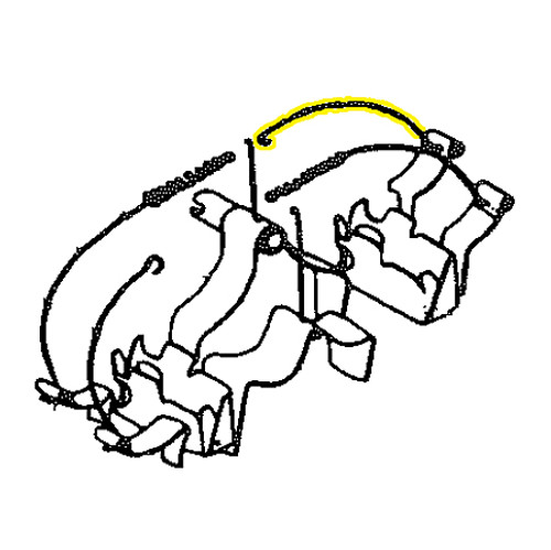 415-40455   ERCOUPE INNERCYLINDER BAFFLE CLIP - ATTACHING EXIT