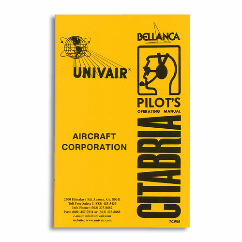 7CWM   CITABRIA 1975-1977 PILOTS OPERATING MANUAL