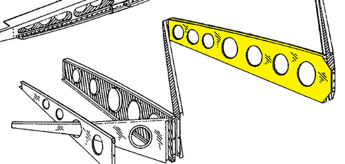 F14052-R   ERCOUPE #5 DIAGONAL RIB - RIGHT