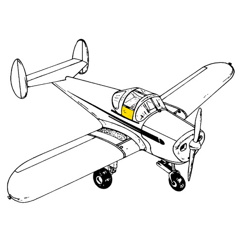 ERCOUPE SLIDING WINDOW - GLASS ONLY