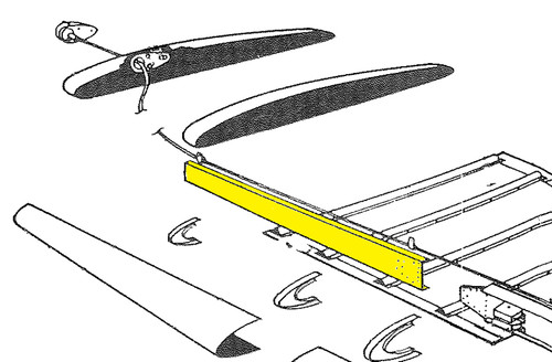 U082202-5   LUSCOMBE FRONT WINGTIP SPAR - RIGHT