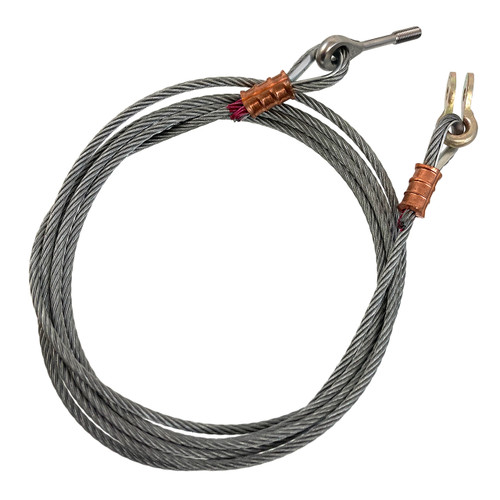 U40123-021   UNIVAIR AILERON CONTROL STICK CABLE - FITS PIPER