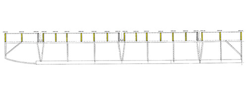 U40451-002   UNIVAIR AILERON BULKHEAD - LEFT - FITS PIPER