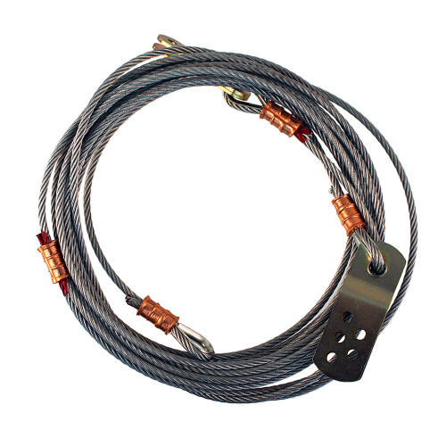 U13109-002  UNIVAIR RUDDER CABLE - RIGHT - FITS PIPER