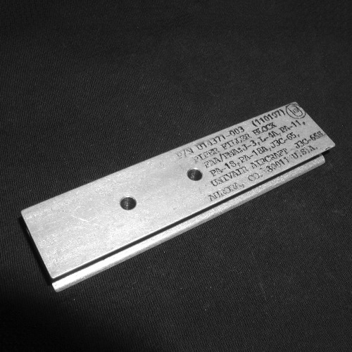 U14371-003   UNIVAIR FILLER BLOCK - FITS PIPER U14371-003   UNIVAIR FILLER BLOCK - FITS PIPER