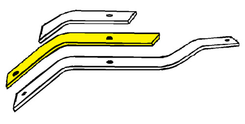 U3-1543-5   SCOUT TAILWHEEL SPRING - MIDDLE LEAF