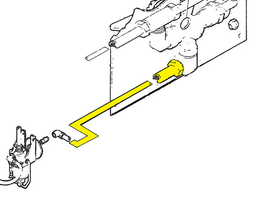 -10729-003   PIPER FUEL LINE