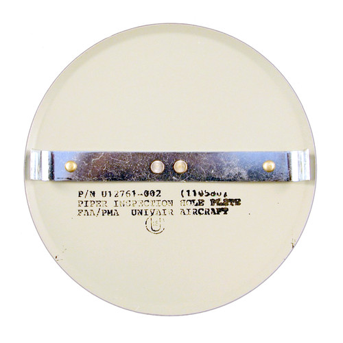 U12761-002   UNIVAIR INSPECTION HOLE PLATE - FITS PIPER