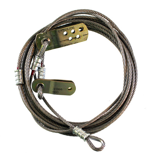 U13109-012  UNIVAIR RUDDER CABLE - LEFT - FITS PIPER