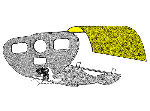 U10810-000   UNIVAIR SIDE COWL - LEFT - FITS PIPER U10810-000   UNIVAIR SIDE COWL - LEFT - FITS PIPER