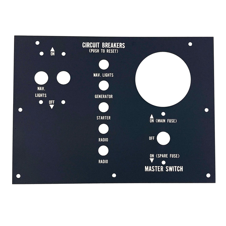 -15066-000   PIPER MASTER SWITCH PANEL - BLACK