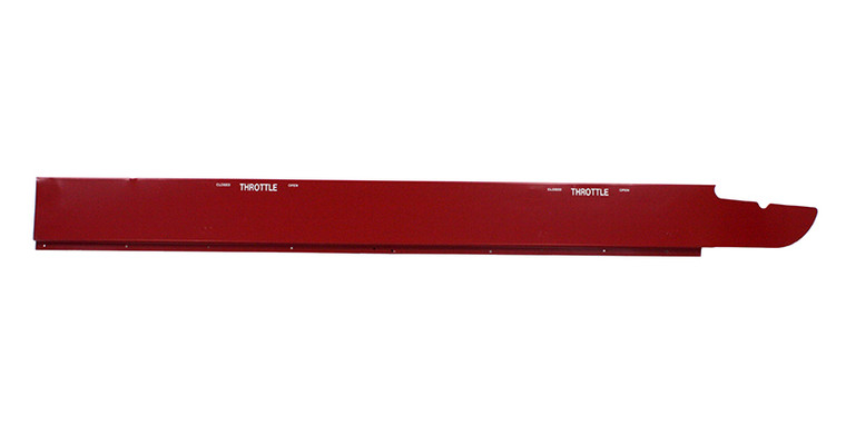 U12309-000RD   UNIVAIR THROTTLE PANEL - RED - FITS PIPER