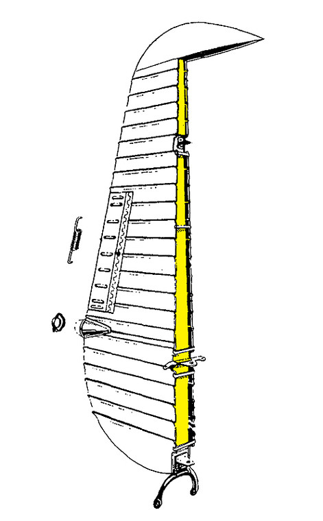 108-12905-4   STINSON RUDDER SPAR
