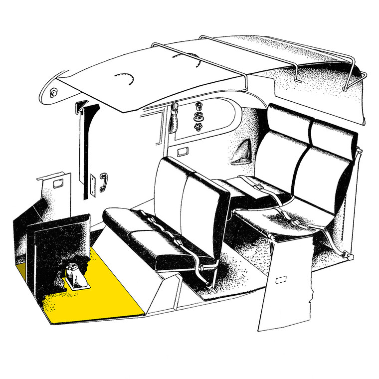 108-3091044   STINSON FORWARD CABIN FLOOR CARPET