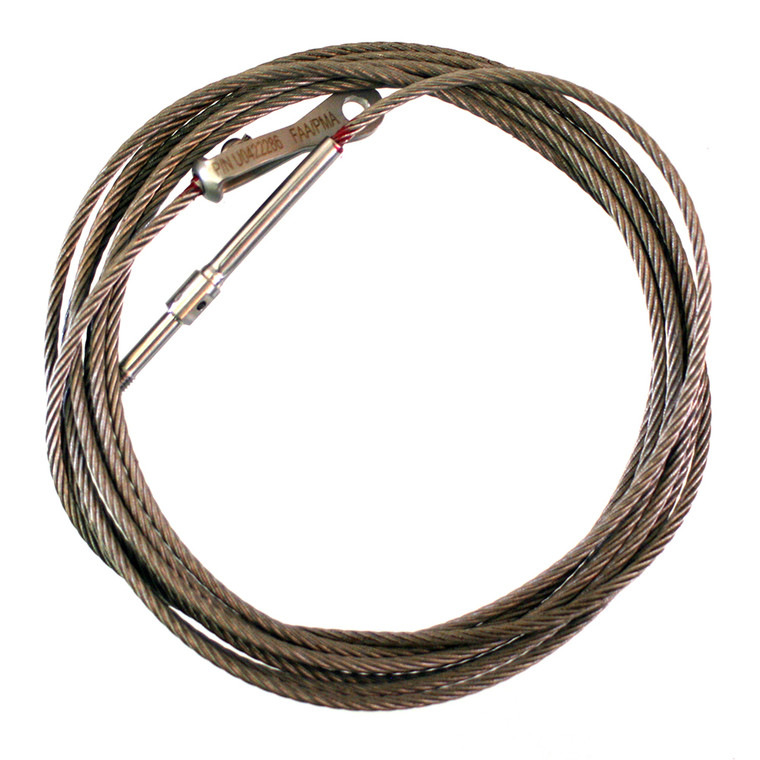 U0400107-59   UNIVAIR AILERON CROSSOVER CABLE - LEFT - FITS CESSNA