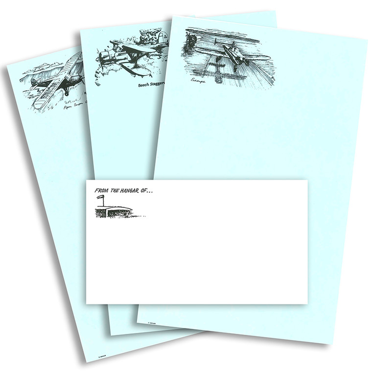 S-MIX   STATIONERY SET - ASSORTED AIRCRAFT