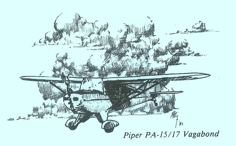 S-PA15   STATIONERY SET - PIPER PA-15/17