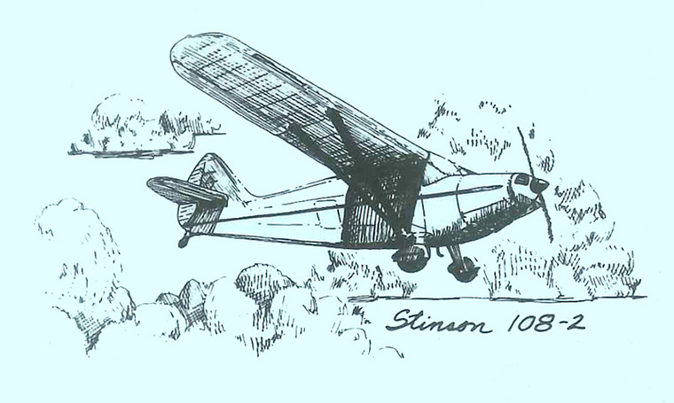 S-108-2   STATIONERY SET - STINSON 108-2