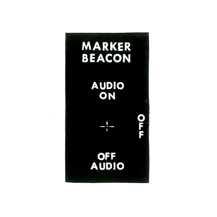 -150059-012   MOONEY MARKER BEACON DECAL