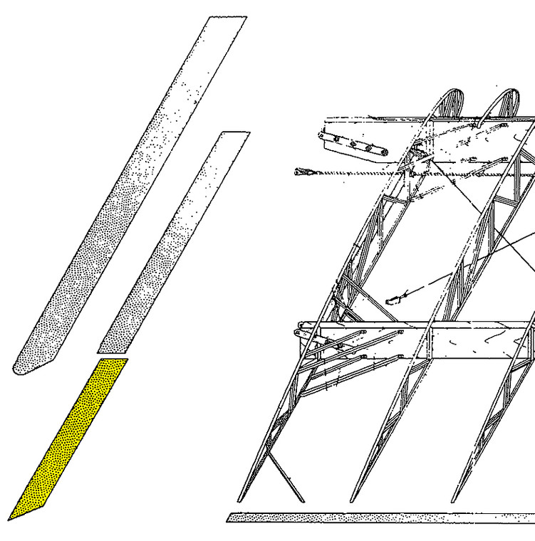 U60371-001   UNIVAIR LOWER REAR WING FAIRING - RIGHT - FITS PIPER