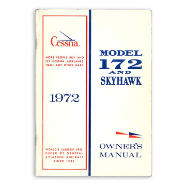 D902-13   CESSNA 172L OWNERS MANUAL 1972