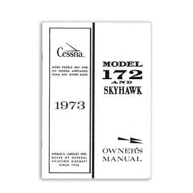 D964-13   CESSNA 172M OWNERS MANUAL 1973