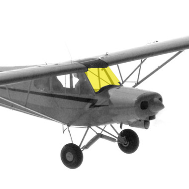 -12248-000   PIPER PA-18 WINDSHIELD - 95HP