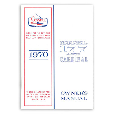 D743-13   CESSNA 177B OWNERS MANUAL 1970