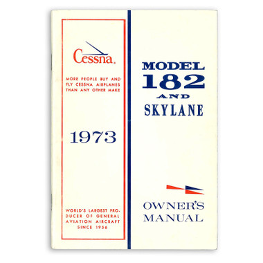D1003-13   CESSNA 182P OWNERS MANUAL 1973