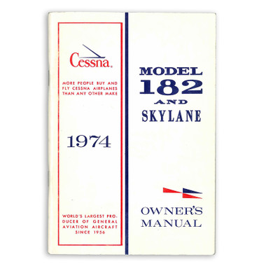 D1021-13   CESSNA 182P OWNERS MANUAL 1974