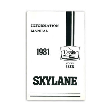D1196-13   CESSNA 182R INFORMATION MANUAL 1981