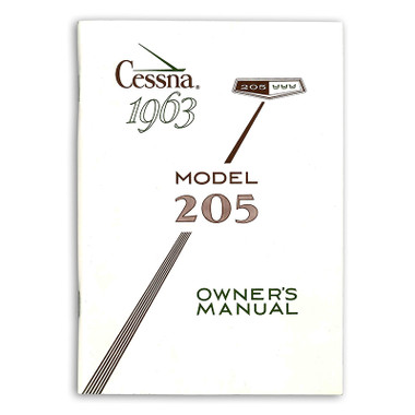 D153-13   CESSNA 205 OWNERS MANUAL 1963