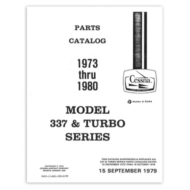 P607-12   CESSNA 337 AND TURBO SERIES PARTS CATALOG 1973-80