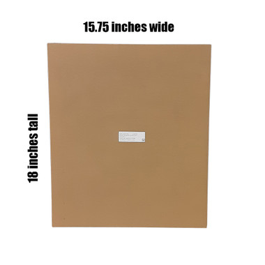 PIPER PA-18 FRONT SLIDING WINDOW - GLASS ONLY